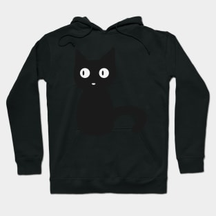 shocking black cat Hoodie